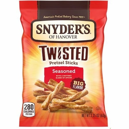 Office Snax Pretzels, Sticks, Seasoned, 2.25 OFX14750